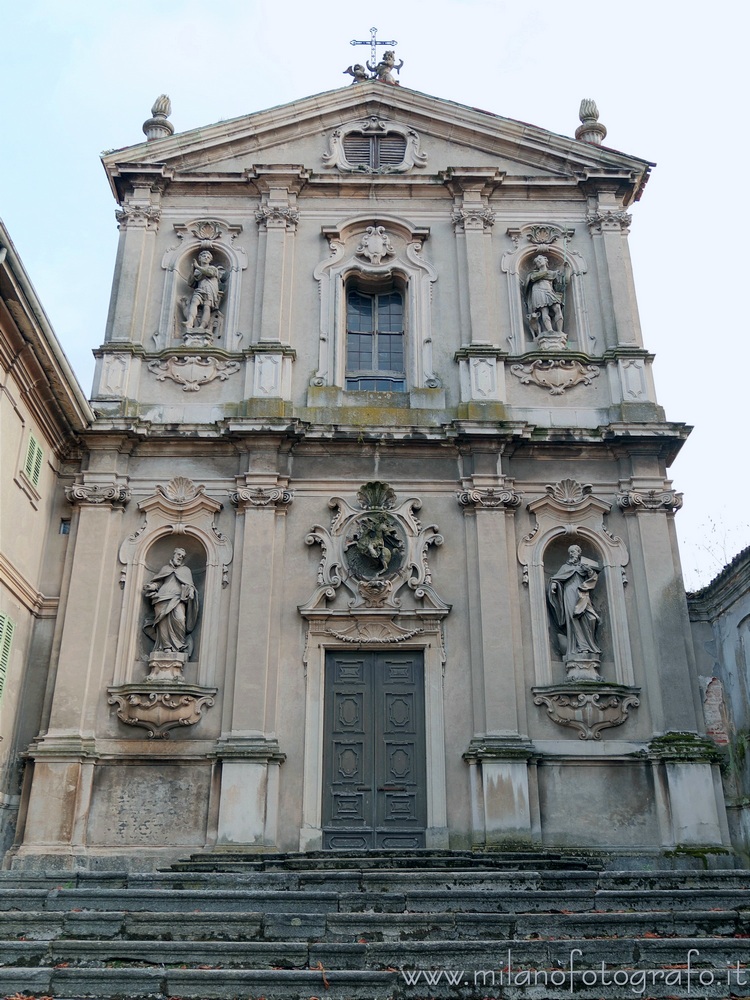 Meda (Monza e Brianza, Italy) - Facade of the Church of San Vittore